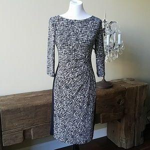 Ralph Lauren black and white dress